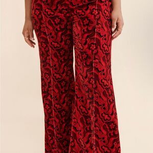 For Love and Lemons Penny Velvet Pants XS